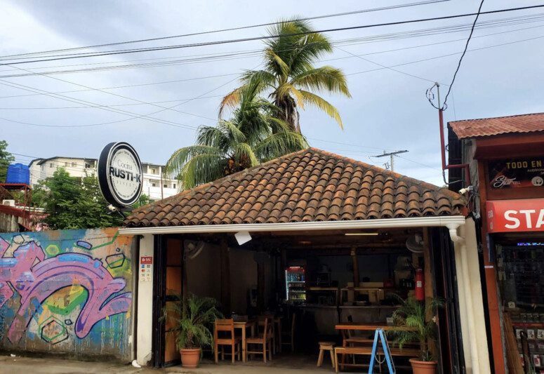 Exterior of the Rusti-K Buffet – Affordable Homemade Nicaraguan Food in San Juan del Sur