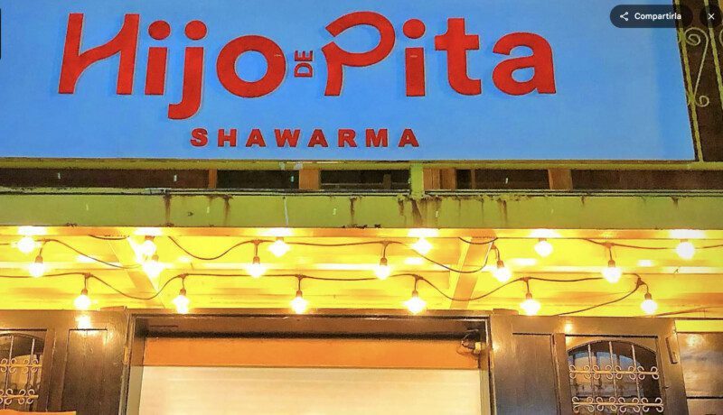 Image of exterior of Hijo de Pita in San Juan del Sur, Nicaragua