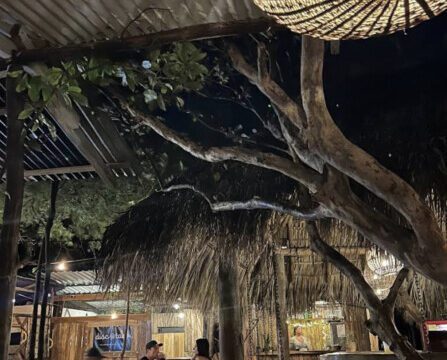 Colorful international dishes served at Sauced restaurant in San Juan del Sur, Nicaragua