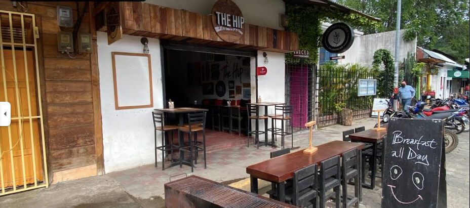 Image of front entrance to The Hip Bar San Juan del Sur