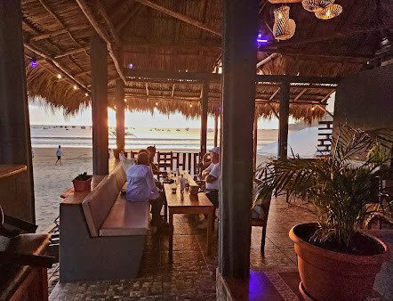 Photo of the interior of KingCurry Club Restaurant in San Juan del Sur – Beachfront dining with authentic Indian and Mediterranean dishes"