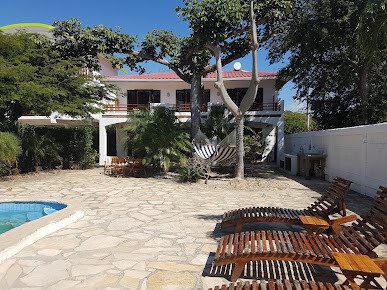 Casa del Sol's beachfront terrace with private pool overlooking Playa Marsella in San Juan del Sur, Nicaragua
