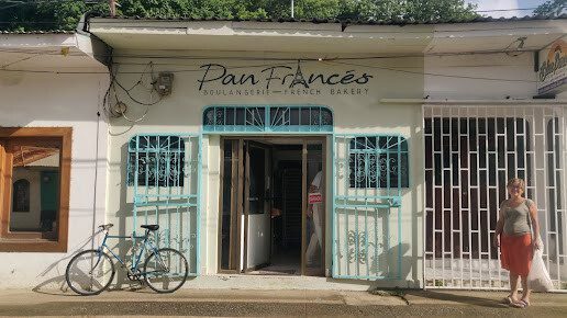 Assortment of French pastries and breads at Pan Francès in San Juan del Sur, Nicaragua
