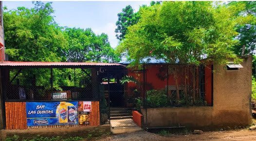 Interior of Bar Las Quintas showcasing vibrant nightlife and live music in San Juan del Sur, Nicaragua