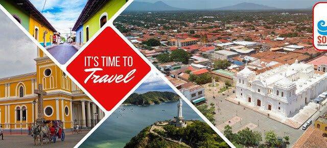 South Winds Travel SJDS air-conditioned shuttle van parked along the beach road