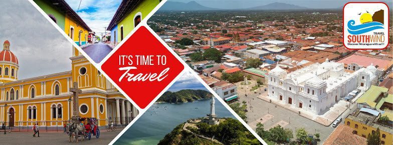 South Winds Travel SJDS air-conditioned shuttle van parked along the beach road