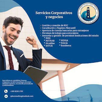 Professional business advisors from San Juan del Sur Consulting Group meeting with clients