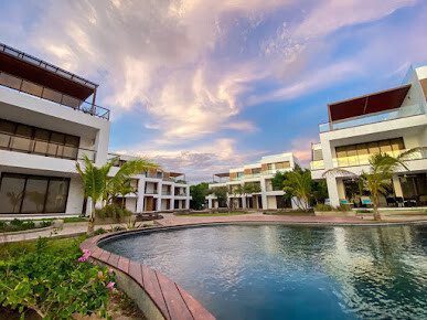 Facade of The Agency Nicaragua office on Paseo Del Rey, San Juan del Sur