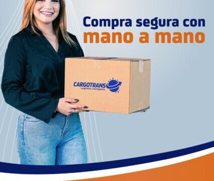 A woman holding a box at Cargotrans Cargotrans ready for nationwide logistics operations