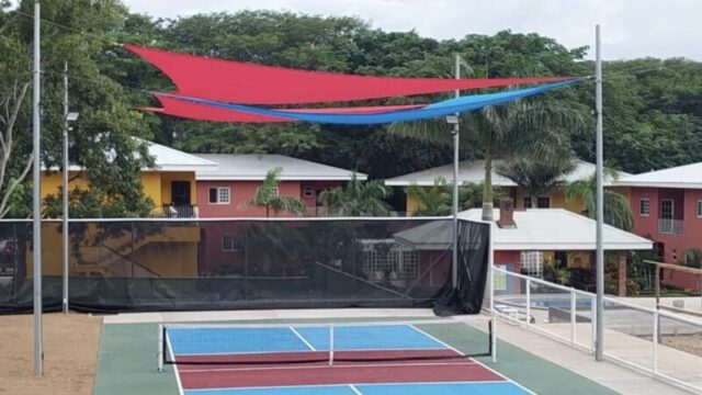 Las Escadas Pickleball and Sports Complex outdoor courts, San Juan del Sur, Nicaragua