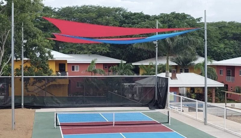 Las Escadas Pickleball and Sports Complex outdoor courts, San Juan del Sur, Nicaragua