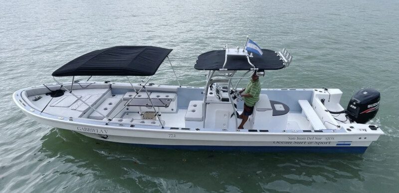 Ocean Surf and Sport Fishing charter on the Pacific coast of Nicaragua with local guides from Ocean Surf & Sport