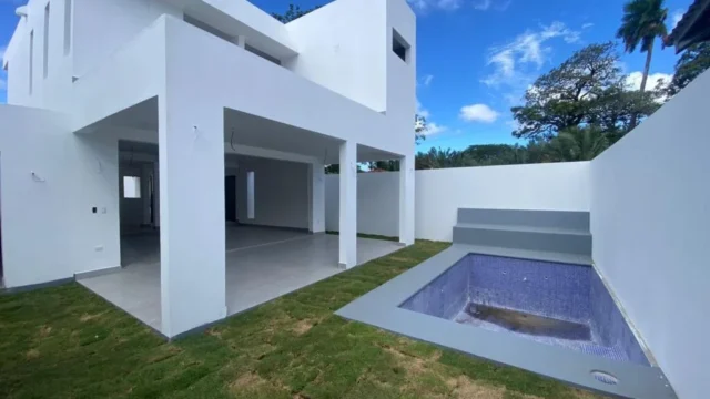 Starfish Real Estate advertising a property - view of Altos Punta Diamante lots overlooking Playa Remanso and the Pacific Ocean