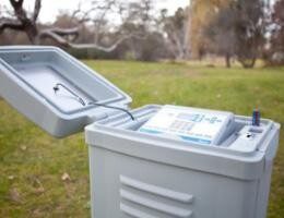 Residential lawn with Hunter irrigation system installation in Managua