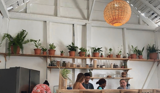 Super Express Convenience Store, SJDS image of interior and staff.