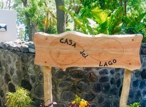 Casa del Lago on the shores of Lake Cocibolca with volcano view in Ometepe, Nicaragua