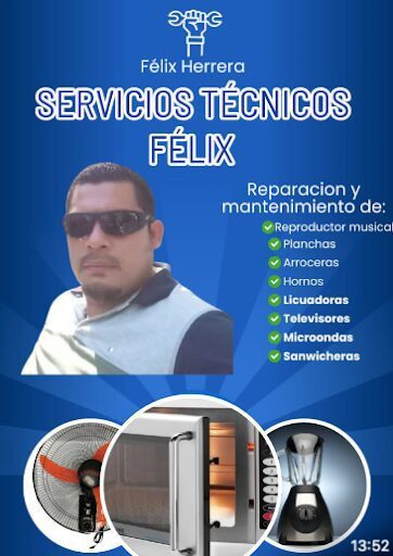 Technician repairing appliance in San Juan del Sur
