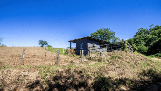 Low Angle view of stables belonging to Equestrian Estate with new 3-bedroom home with 2 bedroom casita with pool listed by Discover Real Estate