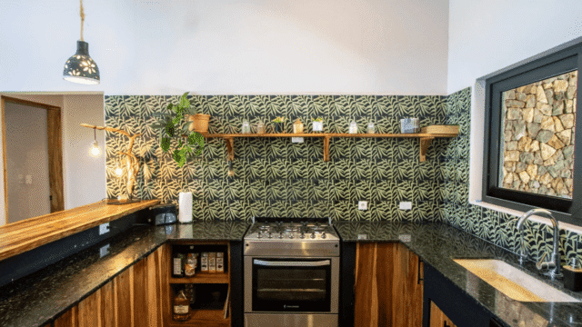 Kitchen area view of main house of the equestrian estate listed by Discover Real Estate