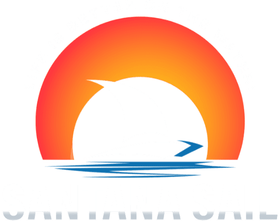 Santana Sail Logo White Version