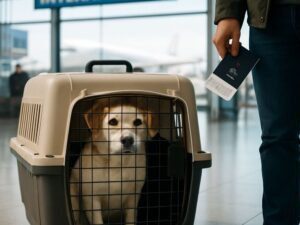 Traveling with dogs in Nicaragua at the airport with required documents