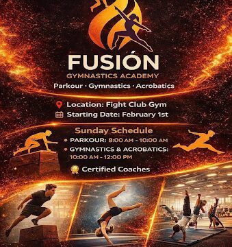 Fluid gymnastics club sjds offering gymnastics and parkour movement training at The Fight Club