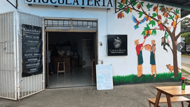 Choco Rico Organic Chocolate Shop Front