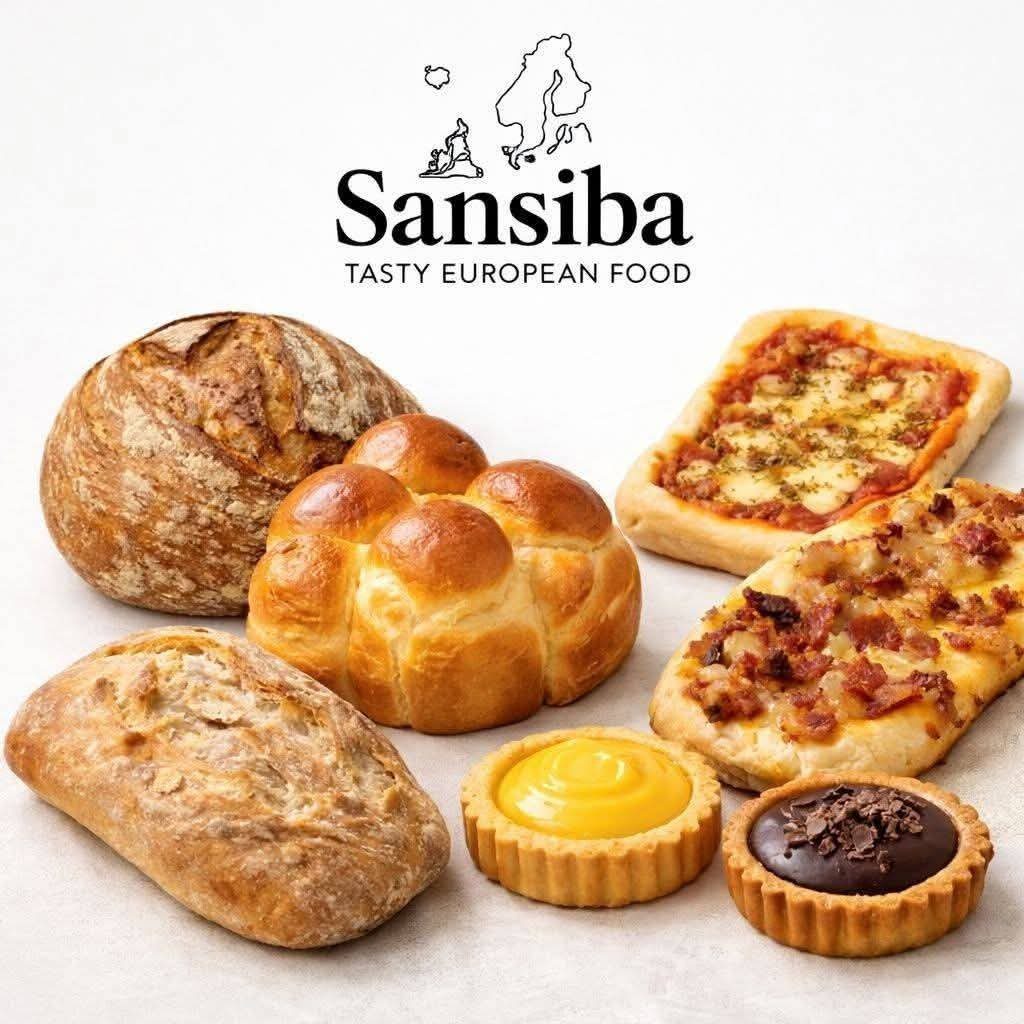 SANSIBA Homemade European Food image of some of the bakery produce made.