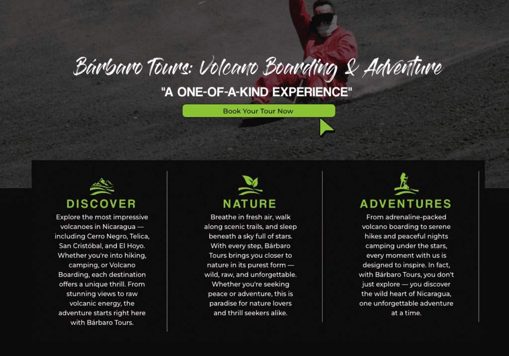 Bárbaro Tours: Volcano Boarding & Adventure